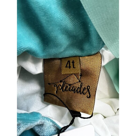 NWT Pleiades Teal Botanical Butterflies Dress - Picture 10 of 15